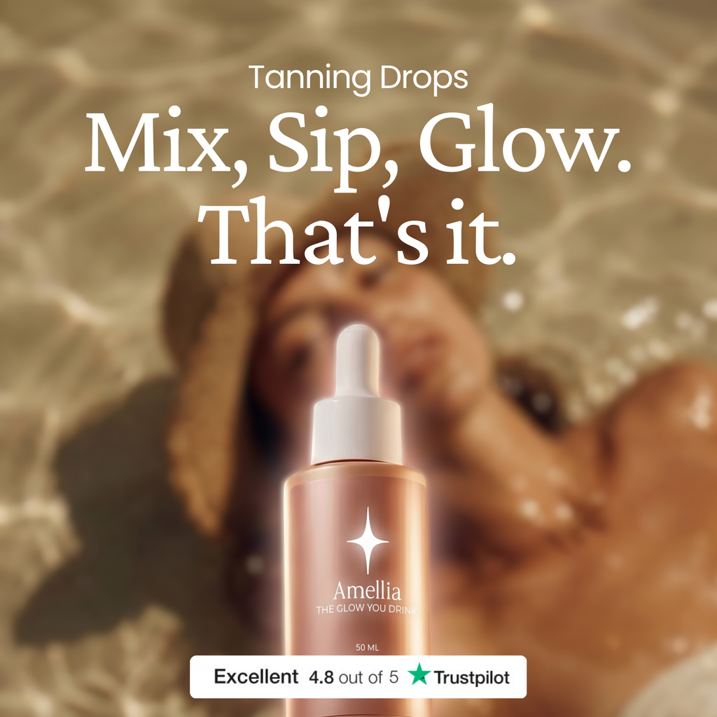 Amellia Tanning Drops | The Glow Your Drink