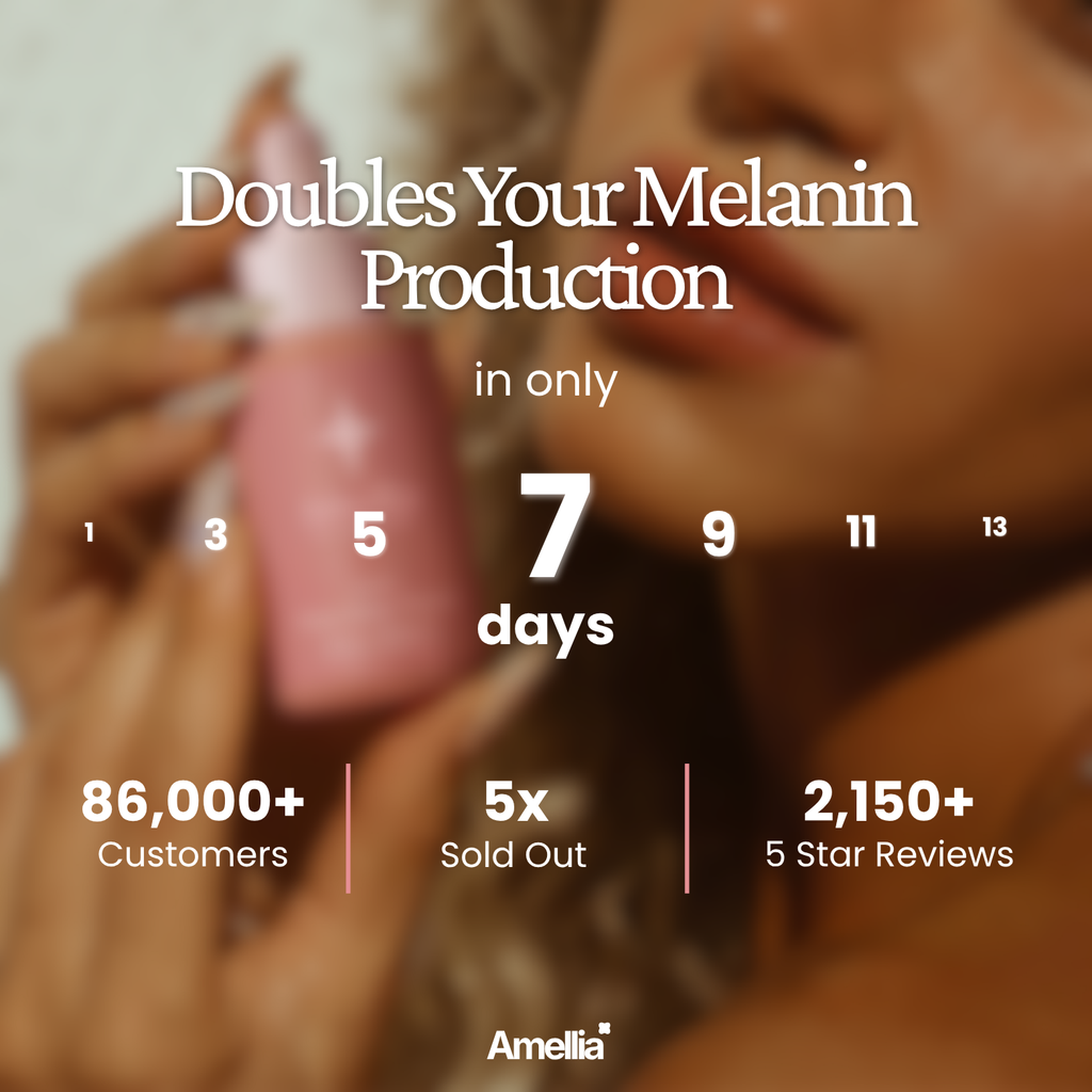 Amellia Tanning Drops | The Glow Your Drink